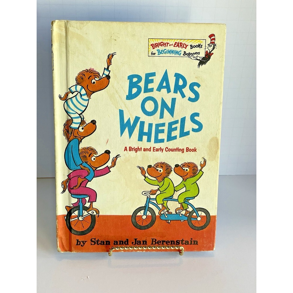 Vintage 1969 Berenstain Bears "Bears On Wheels" Stan‎ And Jan Berenstain